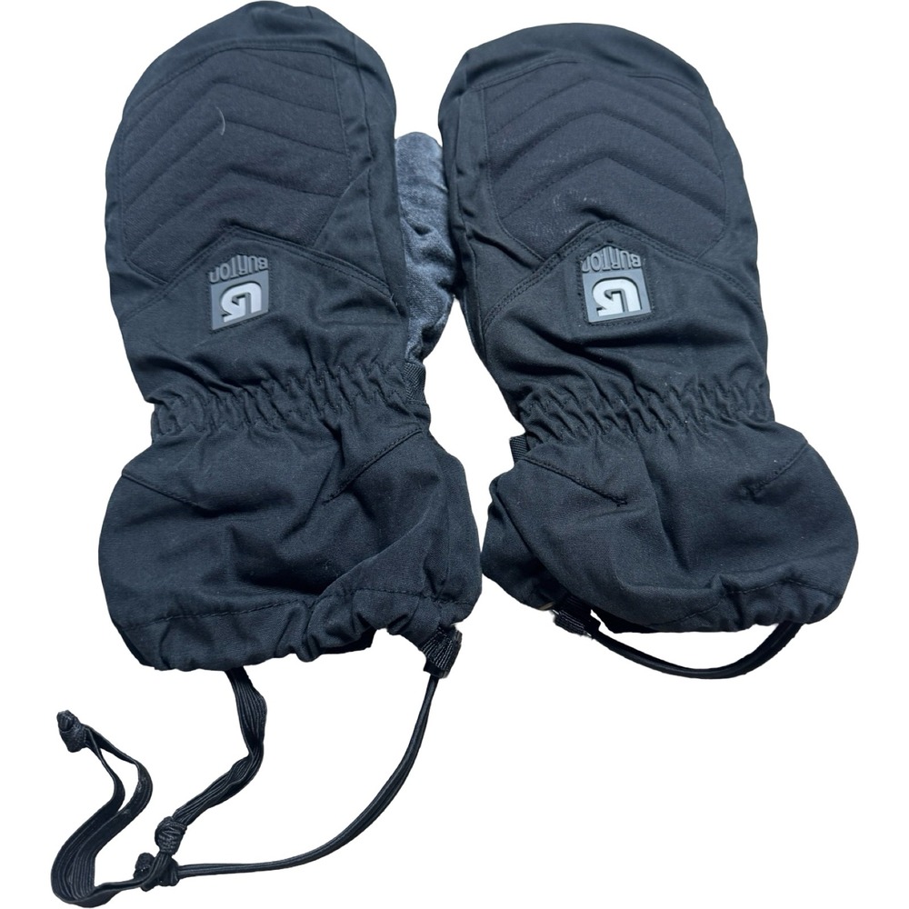 Burton Profile Mitt Mens Large Black Good Insulated Snowboard Ski Mittens